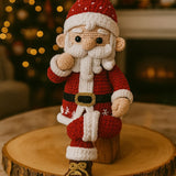 Papai Noel Perna Cruzada 20cm