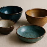 Conjunto 6 Bowls Cerâmica Artesanal Terra - Peças Únicas