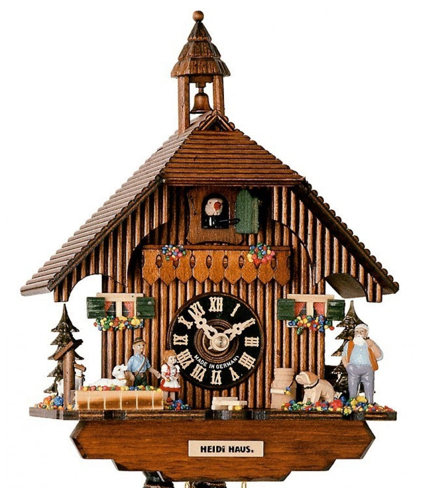 Relógio cuco Chalé Tradicional da Floresta Negra Model: 1288 (30cm)
