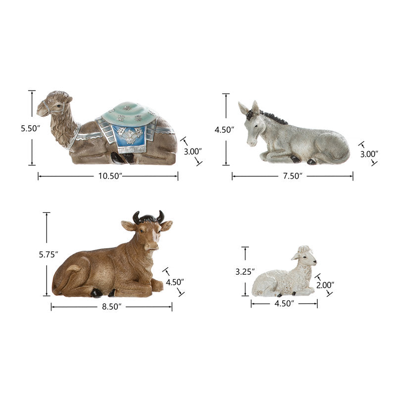 Conjunto de Figuras de Presépio Deluxe com 12 Peças