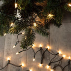 Pisca-Pisca 150 LEDs Tradicionais Branco Quente – 15 m, 9 Velocidades e Temporizador