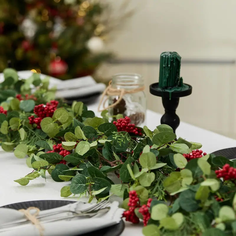 Festão de Natal Realista Decorado