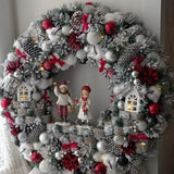 Guirlanda Decoração Natalina Luxo 65CM