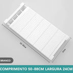 Prateleira Organizadora Ajustável para Armário | Space-Saving Cozinha e Roupeiro – Lumia
