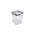 Kit Potes Herméticos Acrílico Cristal 200ml Empilháveis | Organizador de Alimentos com Vedação Premium