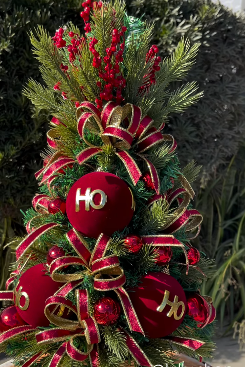 Mini Árvore Clássica de Natal - detalhe