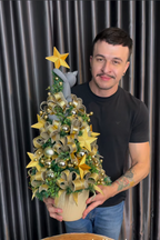Mini Árvore Gatinho de Natal