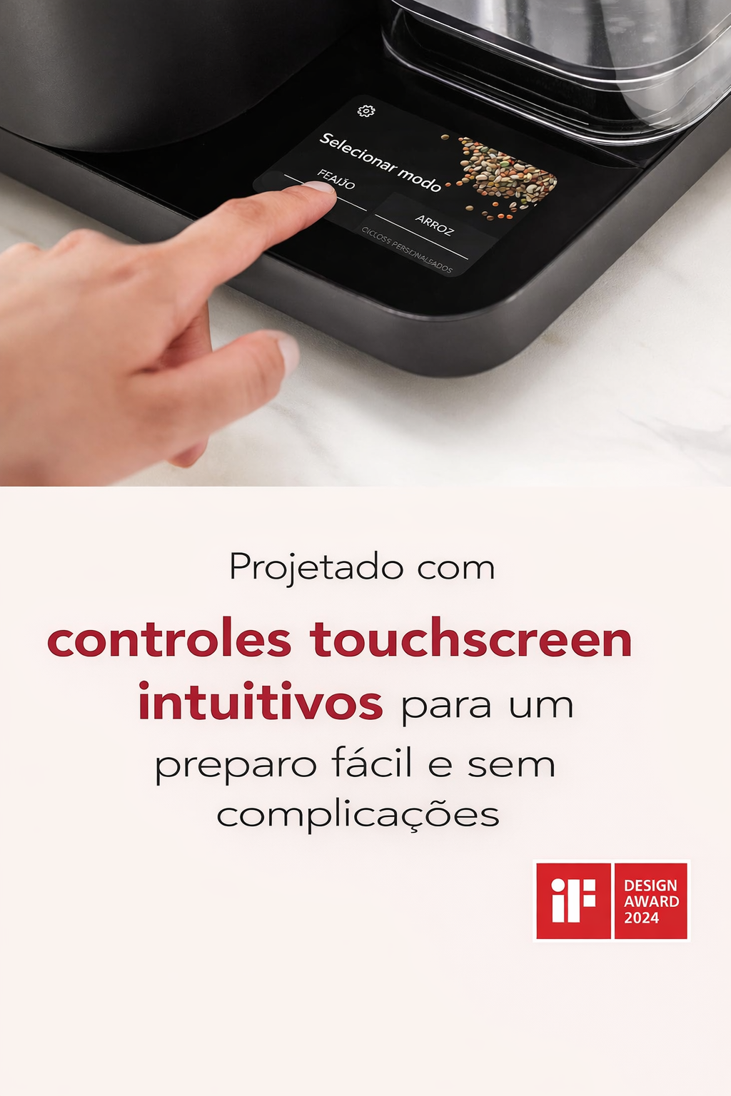 Panela elétrica KitchenAid com balança integrada com sensor automático + reservatório de água