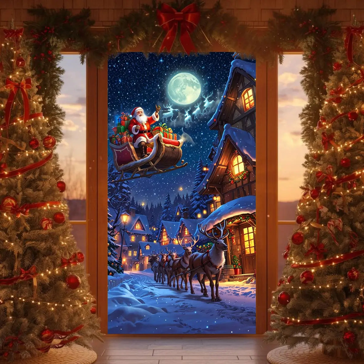 Kit Capas de Porta de Natal