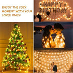 Luzes LED Encantadas para Natal – Magia e Brilho em Cada Canto