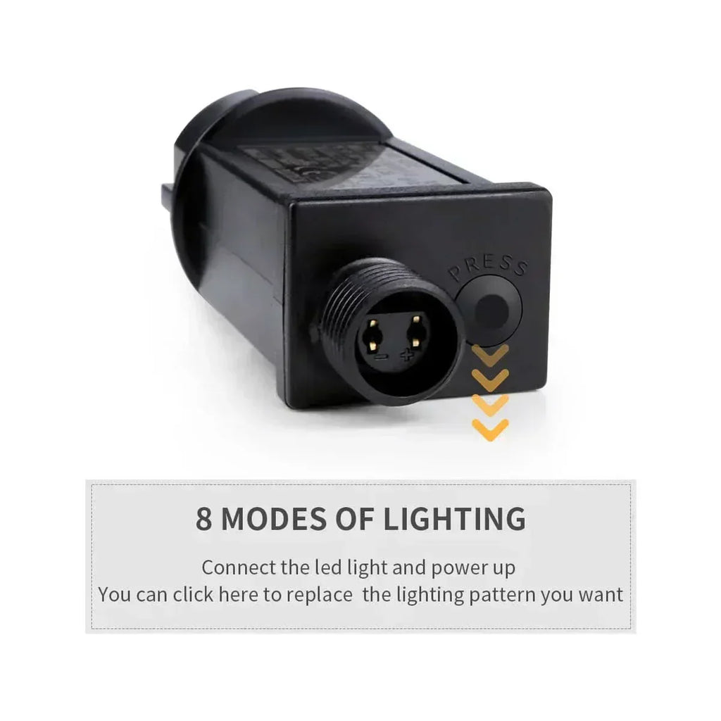 Luzes de Natal LED Impermeáveis - Encanto e Magia