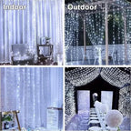 Cortina de Luzes LED Natalinas - Magia e Encanto em Sua Casa