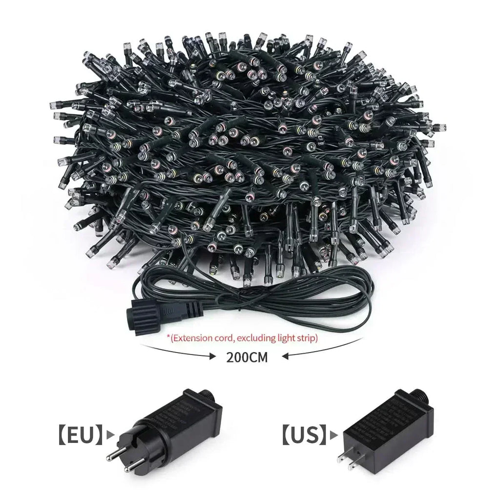 Luzes de Natal LED Impermeáveis - Encanto e Magia