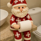 Papai Noel De Crochê 20cm