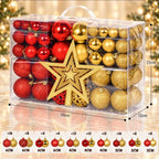 Kit de Bolas de Natal - medidas da maleta e composição