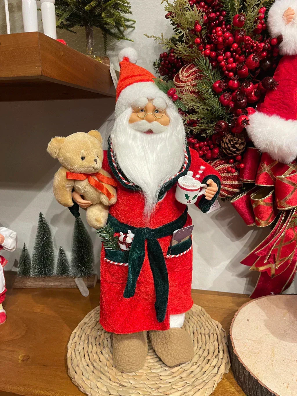 Papai Noel em Pé de Pijama 45cm