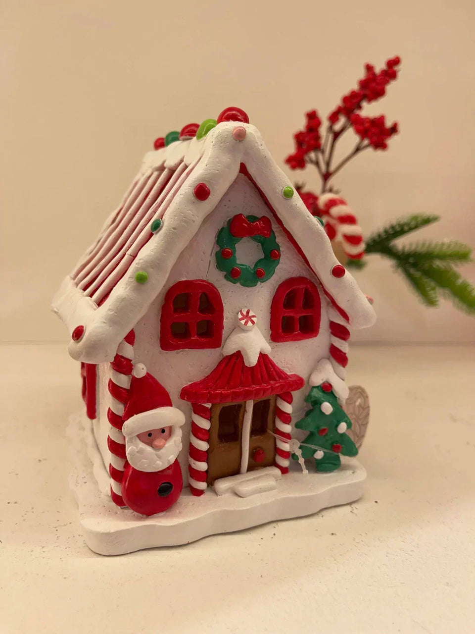 CASINHA RESINA NATAL 14Cm - Pré Venda