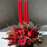 Arranjo de Mesa com Vela Aromática 30cm