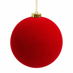 Bolas de Natal de Veludo - Lisa, Canelada ou Rústica, 10cm a 25cm