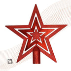 Kit 44 Enfeites Para Árvore de Natal Estrela Bolas Festão Cordão Pérolas Decoração Natalina
