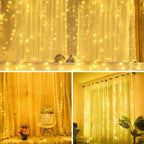 Cortina de Led Diversos 3x3 para o Natal