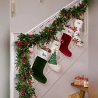 Festão de Natal com Frutinhas Vermelhas e LED – 60 cm x 2 m