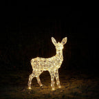 Filhote de Rena de Acrílico Iluminado 77 cm – LED Duas Cores