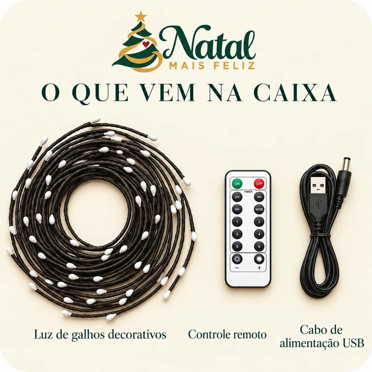 Galho Mágico LED™ – Flexível e Moldável