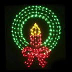 Guirlanda Luminosa Vela Natalina 91 cm – 270 LEDs Cintilantes