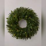 Guirlanda de Natal 90 cm com LED e Folhagens Verdes