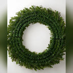 Guirlanda de Natal 90 cm com LED, Folhagens Verdes e Mini Frutas Claras