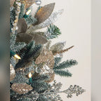 Guirlanda Nevada Champagne com LED 90 cm