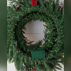 Guirlanda Pinhas e Bagas de Natal com LED 90 cm