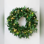 Guirlanda Verde Natural com LED 90 cm