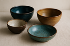 Conjunto 6 Bowls Cerâmica Artesanal Terra - Peças Únicas