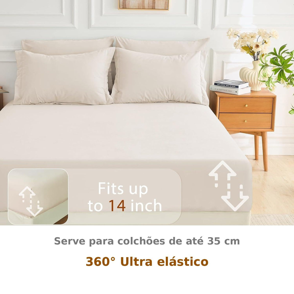 Conjunto de Edredom NUVEM com 7 Peças