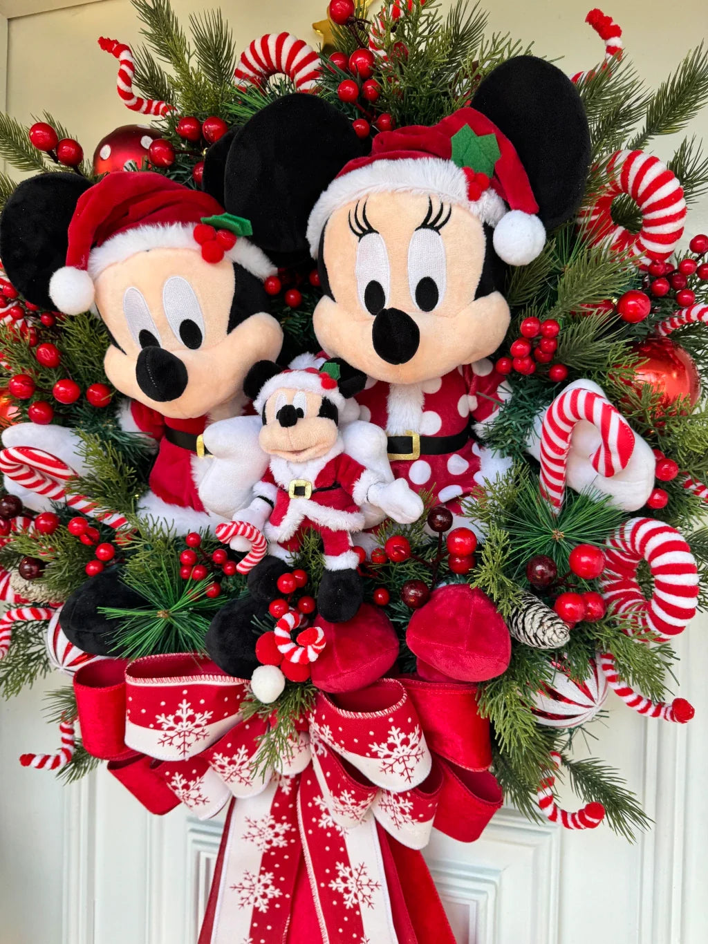 Guirlanda Família Mickey Magia de Natal
