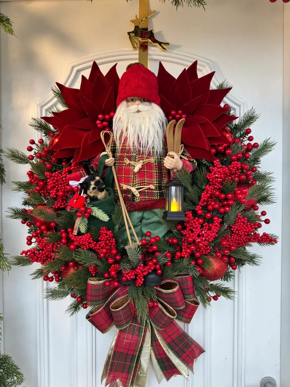 Guirlanda Papai Noel Festiva com LED