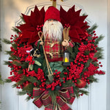 Guirlanda Papai Noel Festiva com LED – 65cm