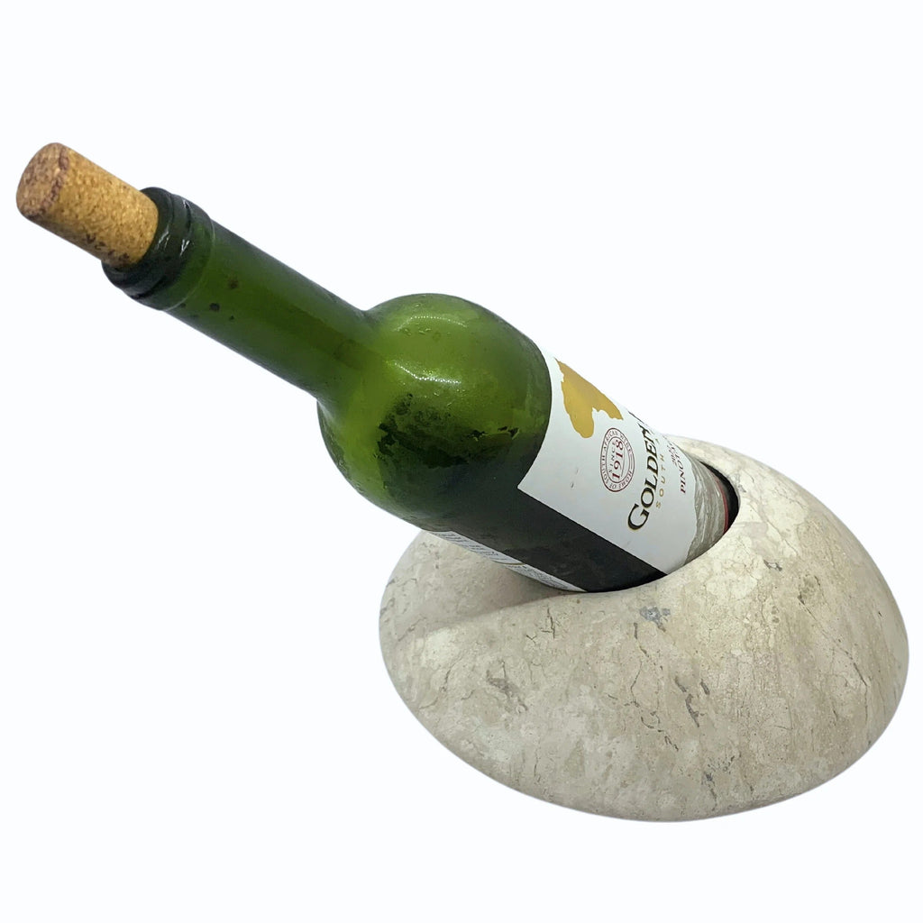 Porta Vinho Artesanal em Mármore Natural - Luxo e Sofisticação