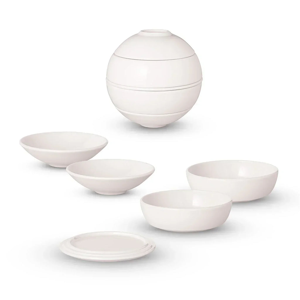 Conjunto de Jantar para 2 Pessoas - La Boule 7 Peças Branco