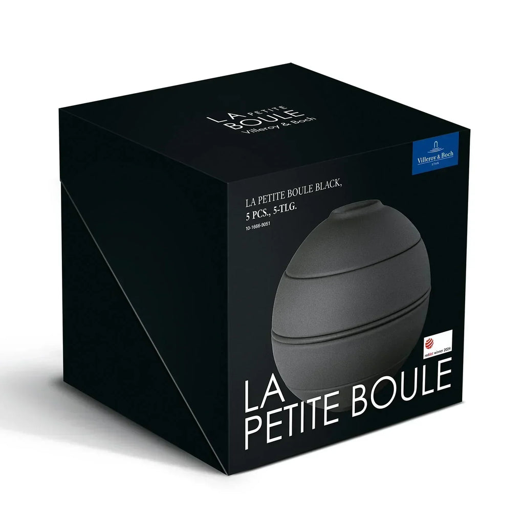 Conjunto de Jantar para 2 Pessoas - La Boule 7 Peças Preto