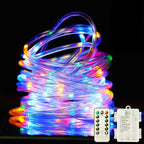 Luzes de Corda LED com Controle Remoto - A Pilha, 8 Modos