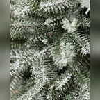 Mini Árvore Nevada Flocada 30 cm com Luzes LED