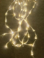 Pendente Iluminado 876 LEDs 8 Hastes 3m - Luz Quente Bivolt