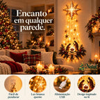 Presépio Sagrada Noite – Decoração de Parede Iluminada com Estrela de Belém