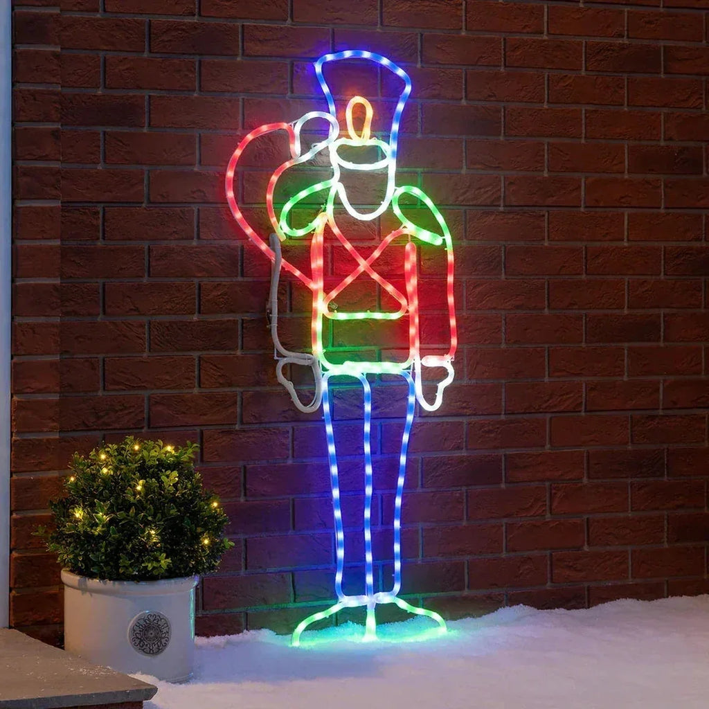Quebra-Nozes Animado em LED Neon 1,60 m – 252 LEDs, Bivolt
