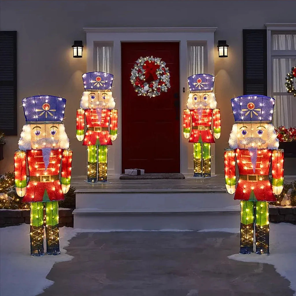 Quebra-Nozes Cintilante Iluminado 1,52 m – Kit com 1, 2 ou 4