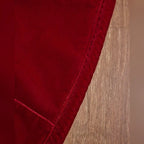 Saia para Árvore de Natal em Veludo Vermelho