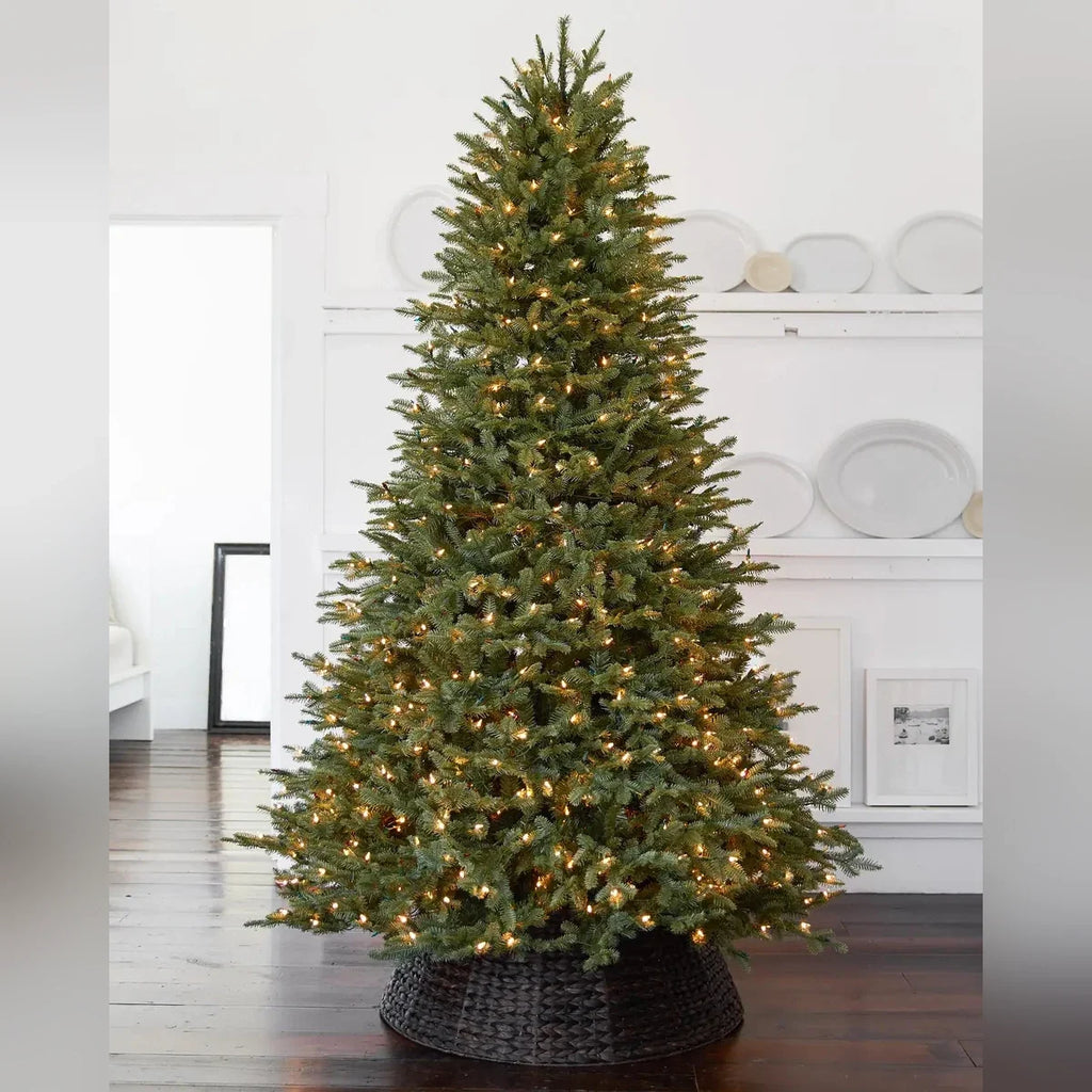 Saia Rígida para Árvore de Natal em Fibra Trançada Marrom